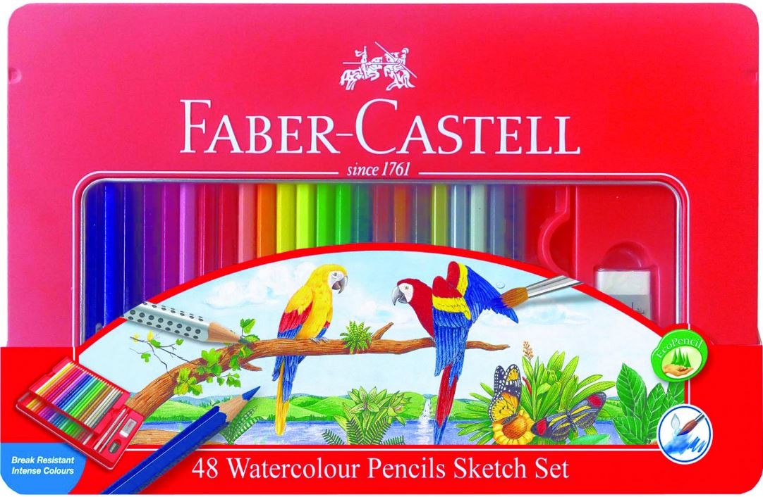 【芥菜籽文具】//FABER-CASTELL 輝柏//  紅色系 水性彩色鉛筆 48色 115939