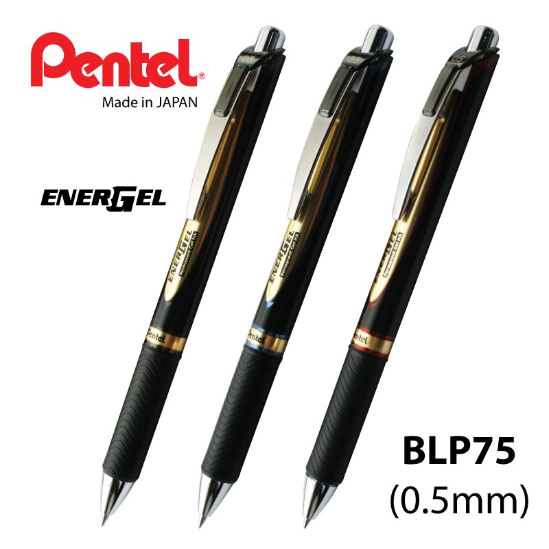 【芥菜籽文具】//Pentel // ENERGEL極速耐水鋼珠筆BLP75/77(0.5/0.7mm) 