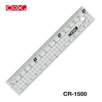 【芥菜籽文具】//三燕 COX// 壓克力直尺 塑膠直尺 CR-1500 (15CM)