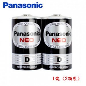 【芥菜籽文具】//Panasonic 國際牌//國際電池 黑猛電池 碳鋅電池--1號  (2顆裝)