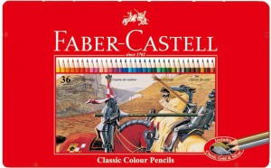 【芥菜籽文具】//Faber-Castell 輝柏//油性鐵盒色鉛筆 36色 115846