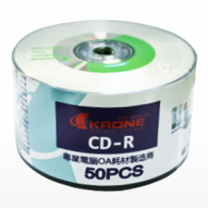 【芥菜籽文具】//KAONE 立光科技//KRONE 光碟片CD-R 52X (50片-裸裝封膜)