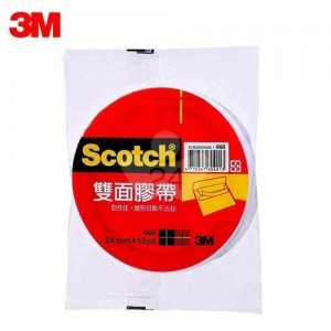 【芥菜籽文具】3M SCOTCH // 668 雙面膠帶系列 24MM×15Y (12捲/盒) 4710367604037