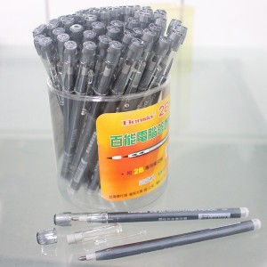 【芥菜籽文具】//百能//2B免削鉛筆、卡榫鉛筆、電腦考試用專用鉛筆(粗芯) 10支/包