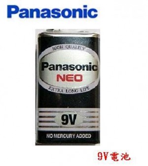 【芥菜籽文具】Panasonic 國際牌 黑猛、碳鋅電池--9V  (1入)