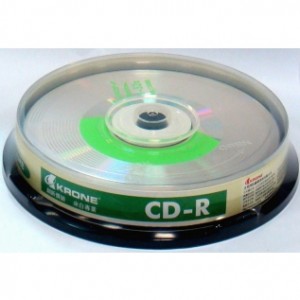 【芥菜籽文具】//KAONE 立光科技//KRONE 光碟片CD-R 52X (10片/筒)
