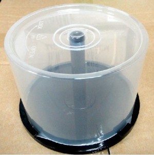 【芥菜籽文具】光碟、CD、DVD、藍光、整理桶、布丁桶、空桶 (50入)