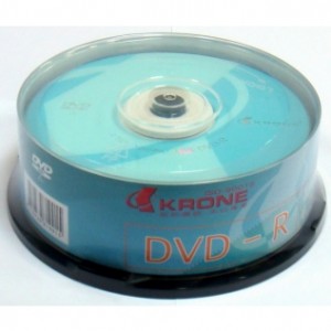 【芥菜籽文具】//KAONE 立光科技//KRONE 光碟片DVD-R 16X (25片)