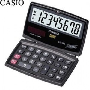 【芥菜籽文具】//CASIO 卡西歐// SX-100 / 國家考試/ 8位數/攜帶型計算機