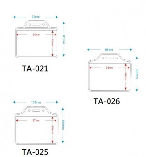 【芥菜籽文具】山型證件套// TA-021 / TA-025 / TA-026 / 100個/盒
