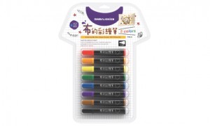 【芥菜籽文具】//雄獅// TM-8雄獅布的彩繪筆-8色(粗字)